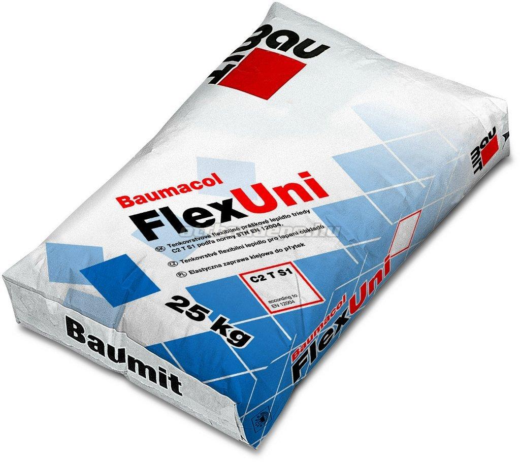 Baumit Uni flex ragasztó 25kg 48/# 3- 5kg/m² csempe típusától függően