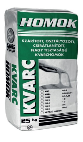 Kvarc Besöprő Homok 25kg